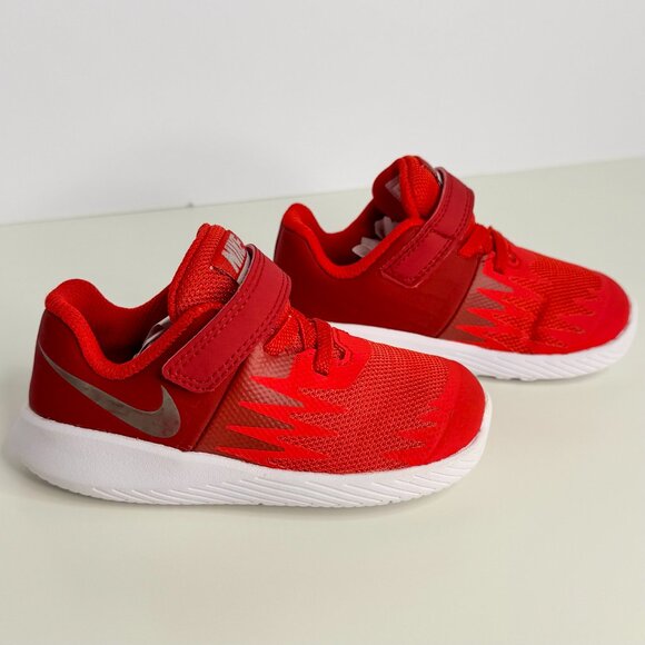 Nike STAR RUNNER (TDV) Toddler Sneaker 907255 600 University Red -‎ 7C - Picture 4 of 9